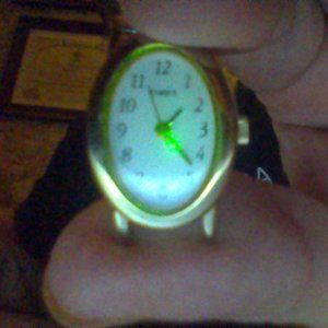 ladies gold Timex watch